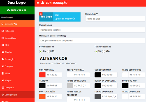 App Delivery IOS e Android para o seu estabecimento