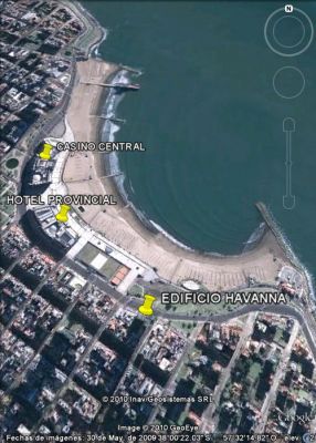 ARGENTINA-Mar del Plata-Aluguel temporada-Vista ao Mar, beira da praia