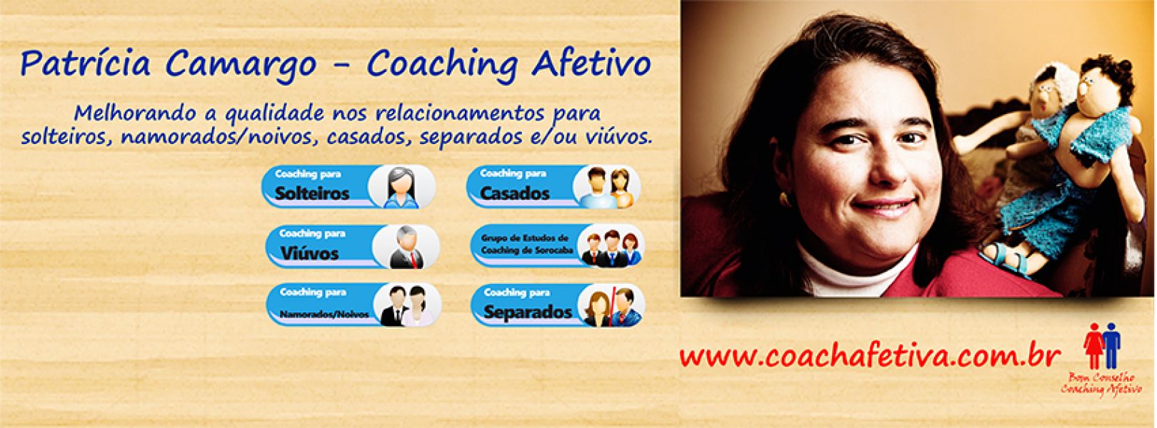Coaching para solteiros, namorados/noivos, casados, separados e viúvos