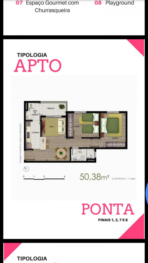 Cond Malibu, Guarulhos maravilhoso 2 dormitorios 50m minha casa minha vida com sacada 