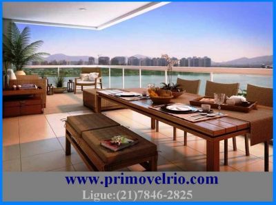 BARRA DA TIJUCA  VISTTA LAGUNA 3 e 4 SUÍTES LANÇAMENTO PATRIMÓVEL LIGUE(21)7846-2825