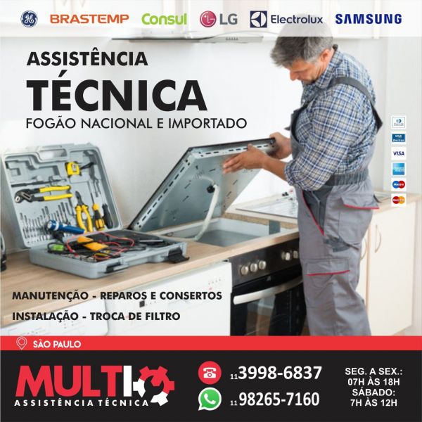 Manutenção em Fogão - Praia do Tombo