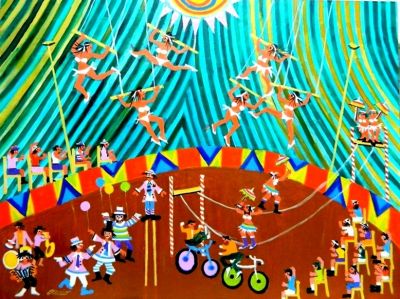 AECIO TEMA CIRCO DO POVO MEDIDA 60X80 A VENDA COM AJUR SP 