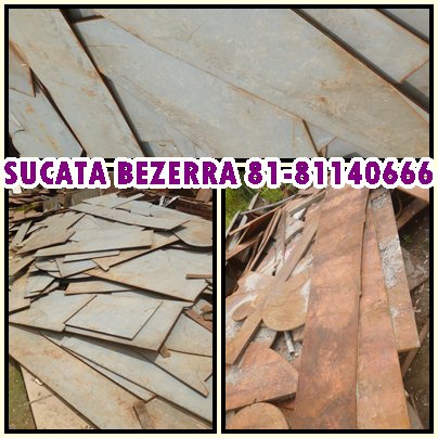 Sucatas novas e usadas