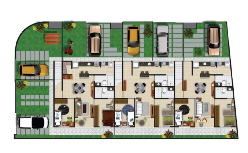 Edf Fonte Godoy 2 quartos suite em Jardim Atlantico