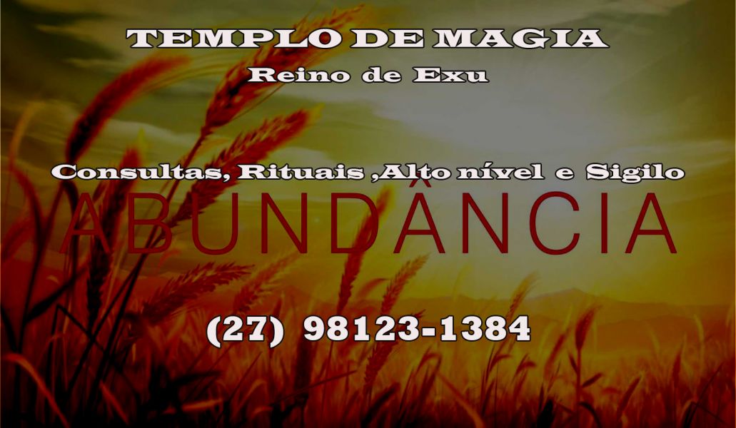 Reino de Quimbanda (Rituais amorosos,consultas,financeiro)