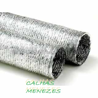 Duto 6 pol. Flexível aluminium 