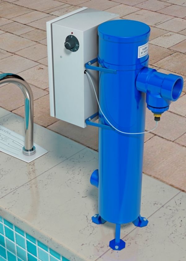Aquecedor para piscina (vertical) 6KW - Mega-Lazer