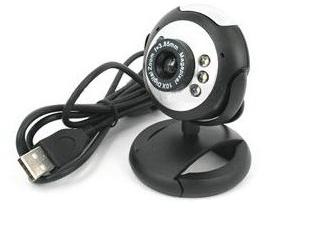 Webcam Com Visão Noturna Led E Microfone Embutido 20 Mp