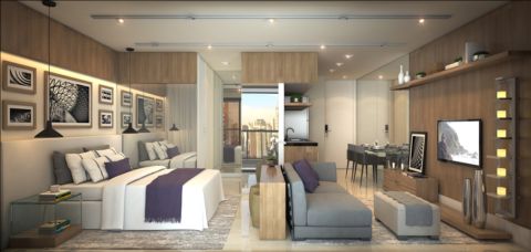 Estação Gabrielle Campo Belo - Aptos de 36 m² á 84 m² - 1 dormt !!!!