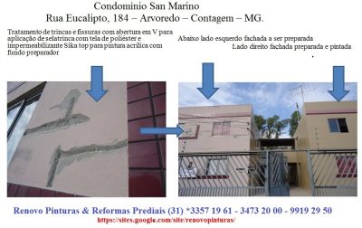 RENOVO PINTURAS E REFORMAS PREDIAIS (31) 3357 1961