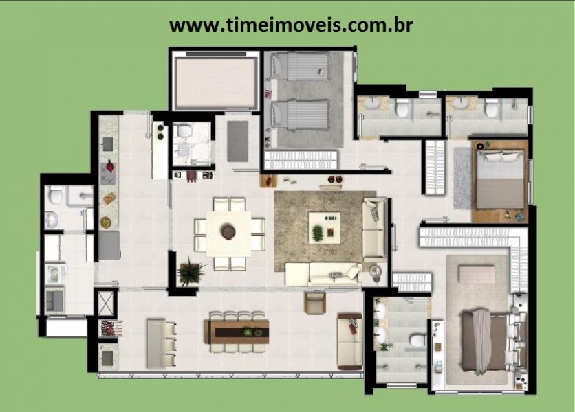 Residencial Botanic - o único com bosque exclusivo! Morar literalmente em meio ao verde!