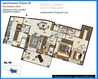 TIJUCA 3 QUARTOS 2 VAGAS - LANÇAMENTO