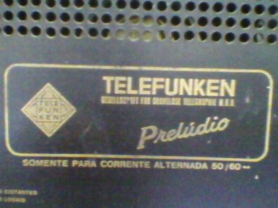 VENDO PARA COLECIONADORES RADIO TELEFUNKEN SÉRIE PRELÚDIO - RARÍSSIMO