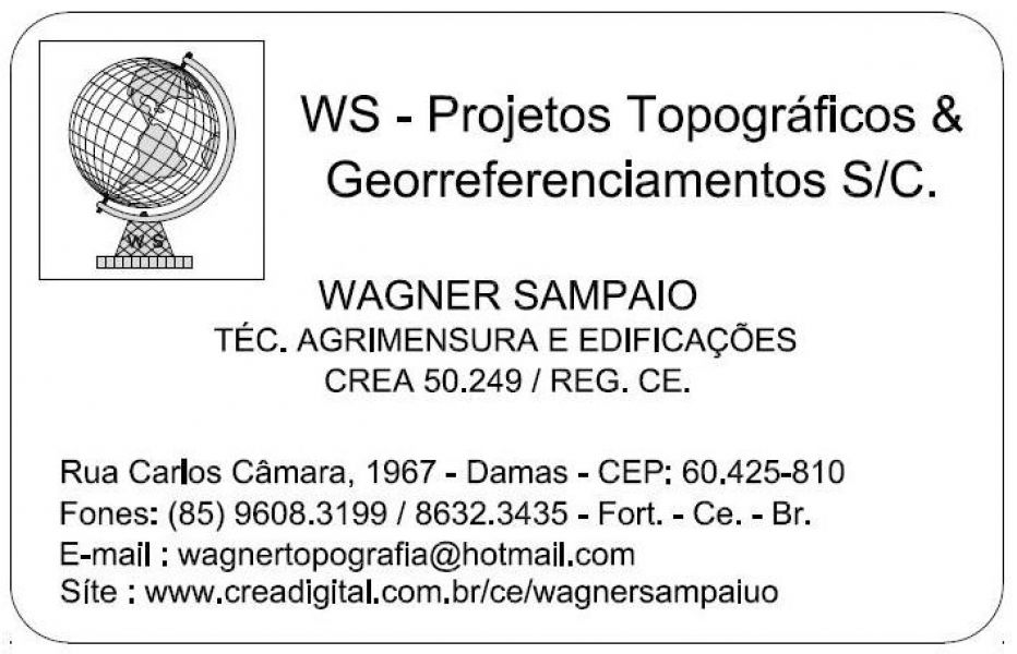 Topografia, Georreferenciamento, Usucapião, Memorial descritivo e Shapefile.