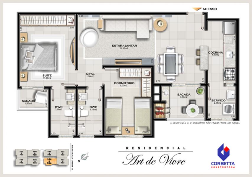 Residencial Art de Vivre bairro Coloninha Araraanguá