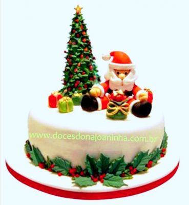 Brownies Bolos e Doces Decorados para o Natal