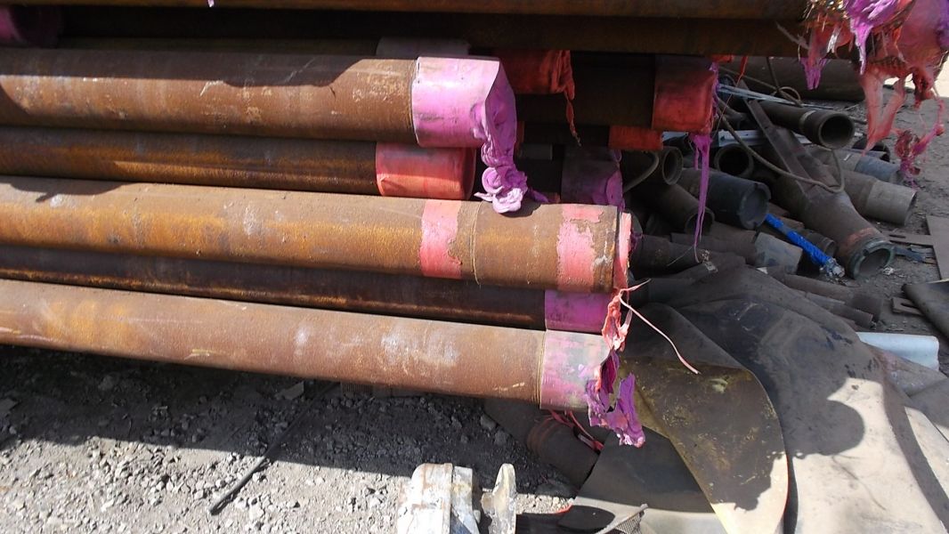 106 ton de tubos de aço de 5 1-2 x 0,304 pol