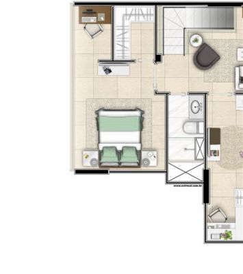 PARK PREMIUM RESORT RESIDENCE - Cobertura Duplex 106,14m²