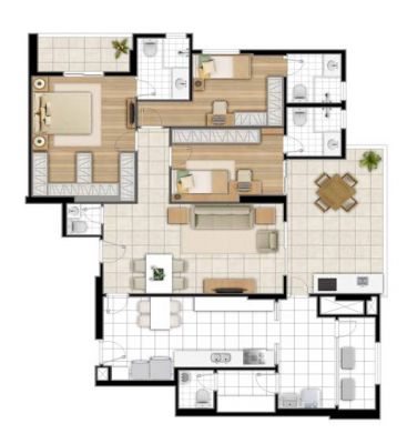 Apartamento a venda em Santos - entrega - ago/13 - Grupo Mendes - Ville de France - vista permanente