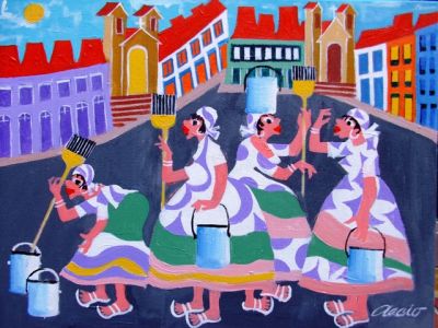 ARTE BRASILEIRA DO ARTISTA NAIF AECIO 