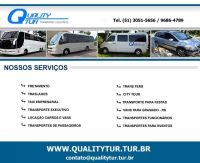 QUALLITY TUR TRANSPORTES (51) 3051-5656