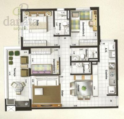 Apto entregue com 3 dormitórios, Ponta da Praia, Santos