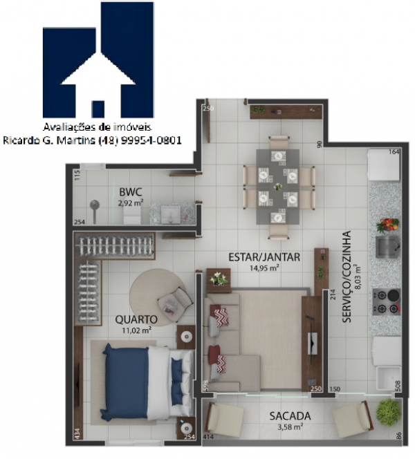 Residencial Pensadores bairro Universitário Criciúma