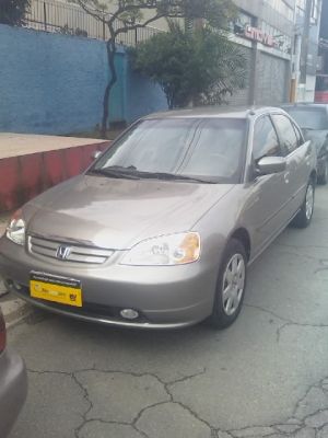 HONDA CIVIC LX AUTOMÁTICO + COURO 2001.TL11-70481930