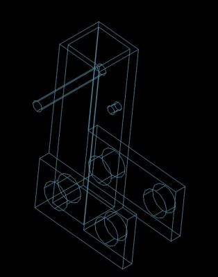 Desenho Técnico para fabricação de máquina portátil de Tijolo Ecológico