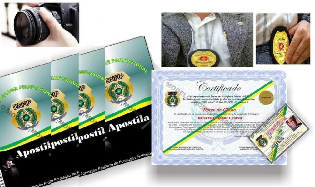 Curso de detetive e investigador particular frete grátis !!!
