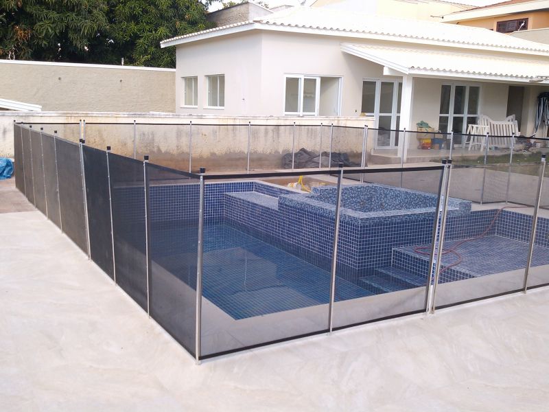 Cerca,tela  para piscina - removivel- para crianças