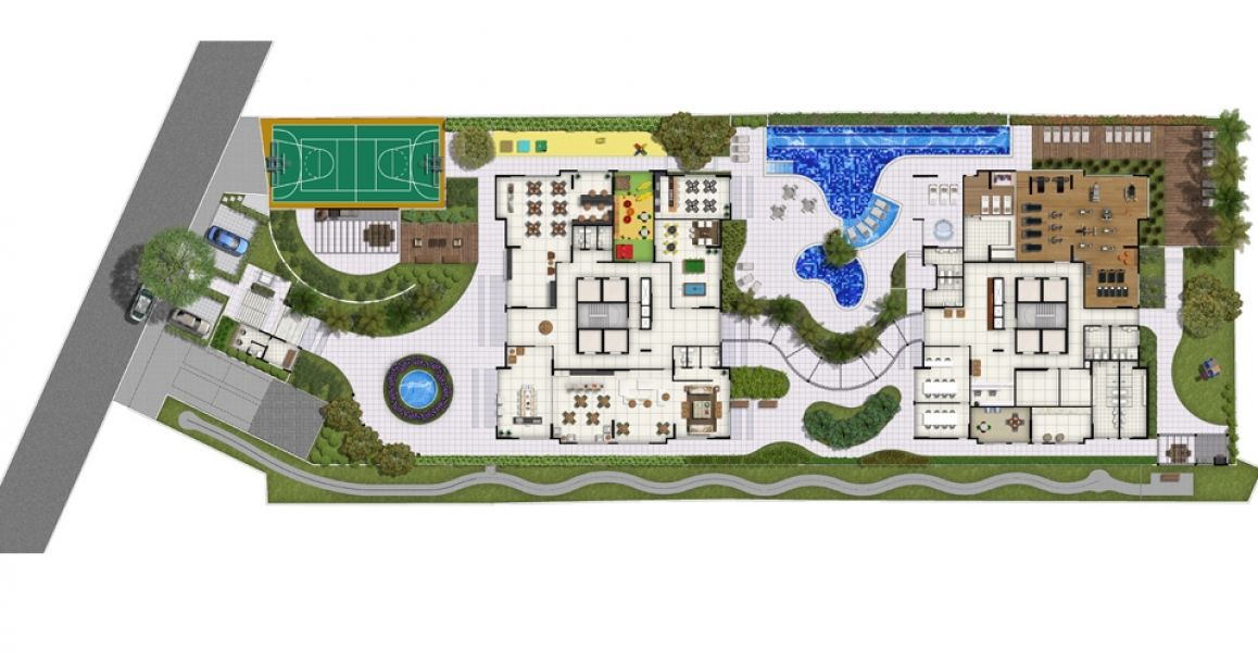 Apartamentos de 60m² com 2 dorm e 1 suite 