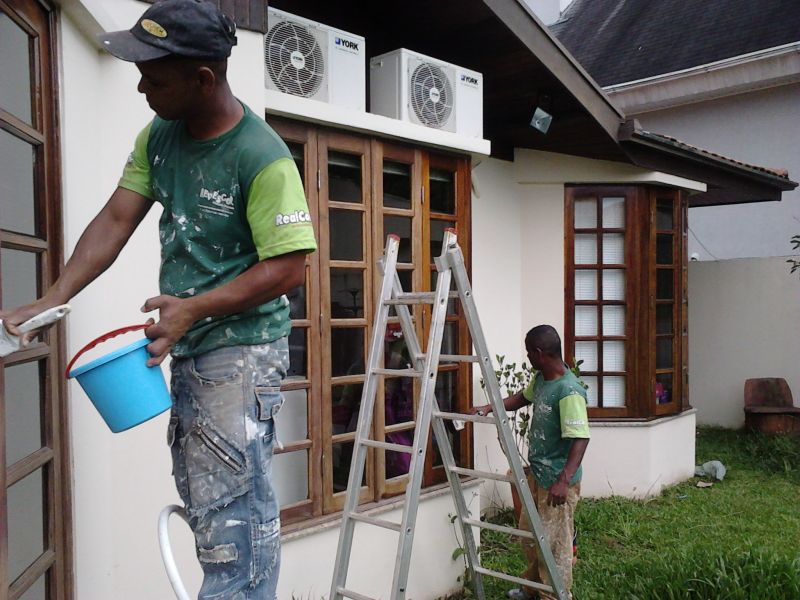 Acabamento de pinturas