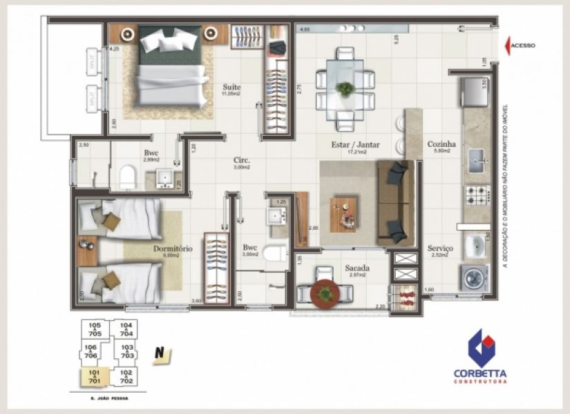 Maraville residencial bairro Centro Criciúma