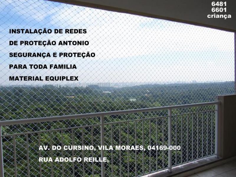 Redes e Telas de Proteção na Rua Dr. Augusto de Miranda 1092, Pompeia, (11) 98391-0505
