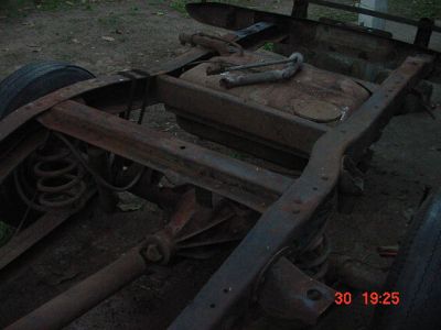 Chassis com mecânica 