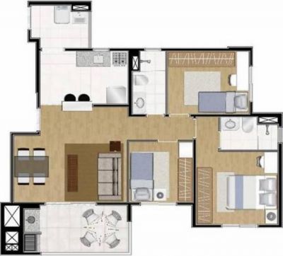 apartamento no Bairro do Limão - 03 dorms com suíte