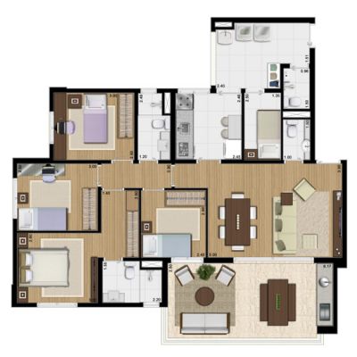 APARTAMENTO NOVA GRANJA JULIETA - SP