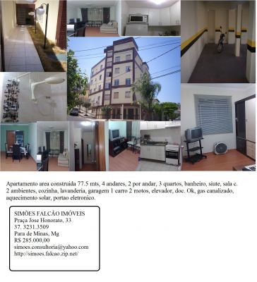 Apartamento 3 quartos em Belo Horizonte, MG