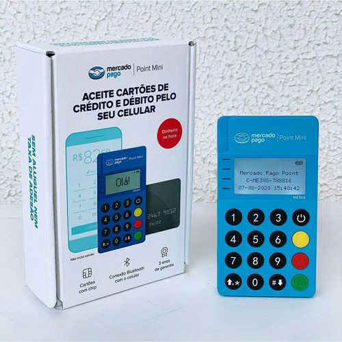 Maquininha Cartão Point Mini Aproximação - Novo Modelo Me30s Bluetooth
