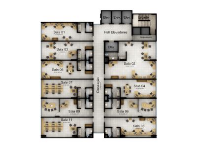 NEO OFFICE - SALAS E LAGES CORPORATIVAS EM UBERLÂNDIA - MG