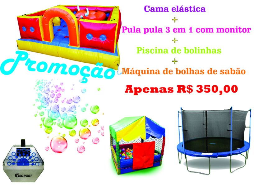 Aluguel de cama elásticas, piscina de bolinhas, pula pula, algodão doce, máquina de saltar blohas