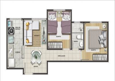 Imóvel na planta Minha Casa Minha Vida,2 dormitórios, Vl Rio-Guarulhos