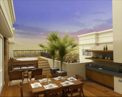 Vendo COBERTURA DUPLEX no CRYSTAL CAMPO BELO / 235m² / 4 suites