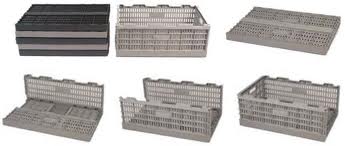 Caixa Plástica Dobrável Desmontável