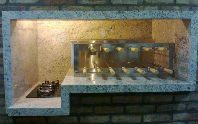 Kafer Churrasqueiras Rotativas Sob Medida Inox 304