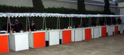 Barraquinhas coloridas