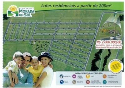 Loteamento Morada do sol - São José Rio Preto - lotes 200 m2