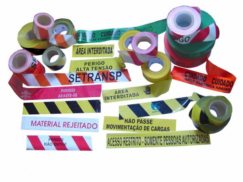Fita para isolamento de area      